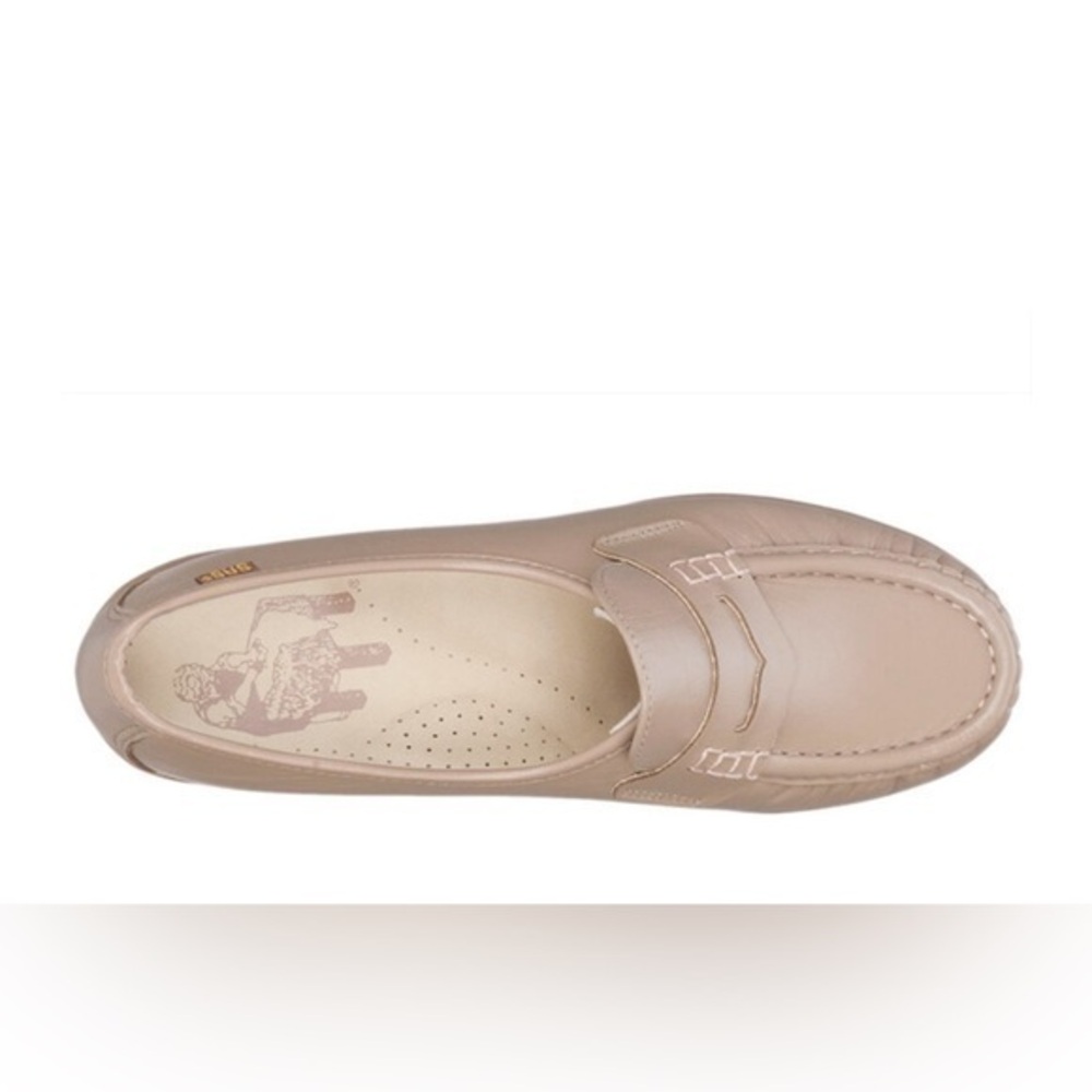 SAS Classic Slip On Beige LeatherLoafer